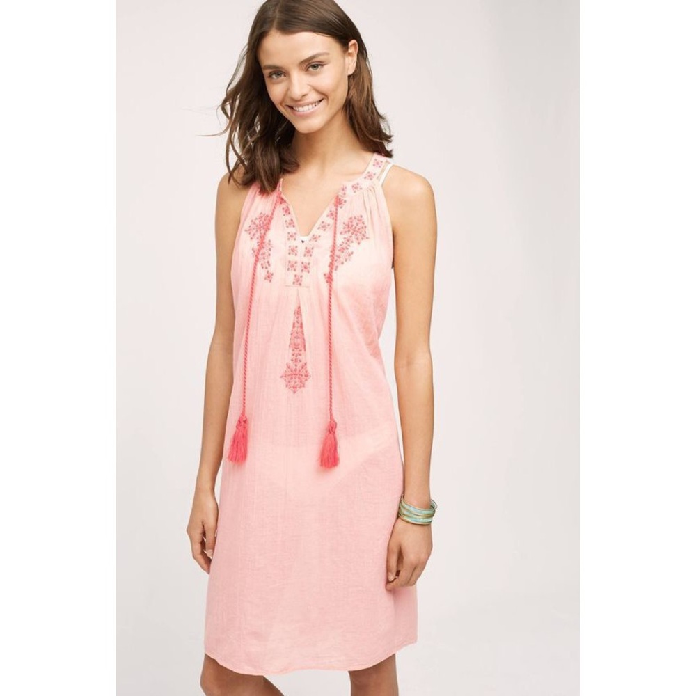 NWOT ANTHROPOLOGIE Desert Rose Beach Dress - Picture 1 of 8
